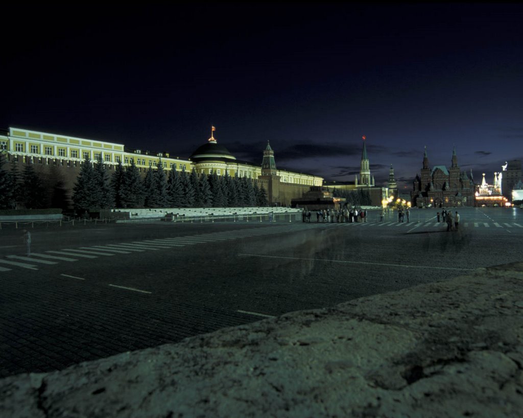 Red square at night by a.a.3365