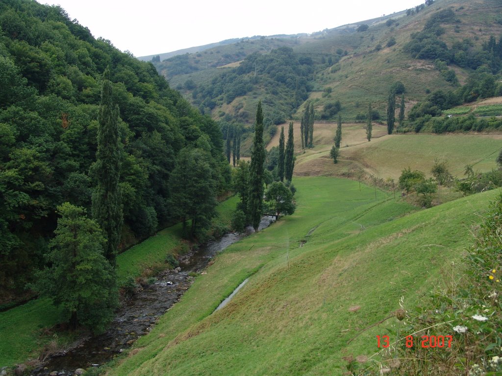 Valle y prados,Carballo by Jesús González