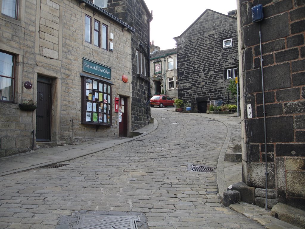 Heptonstall Main road by David Harrison