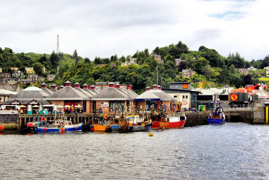 Oban - waterfront - Scotland by Gilles Perréal