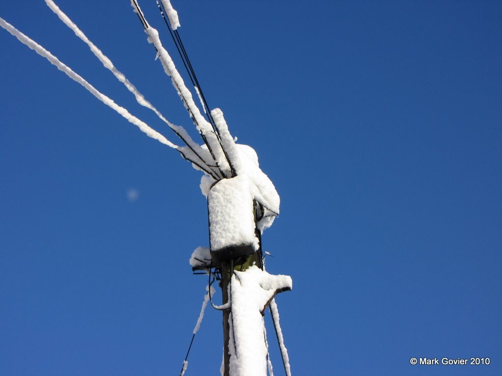 Snowy cables by Mark Govier