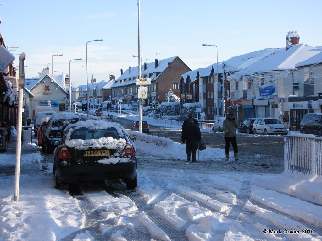 Snow street by MarkGovier