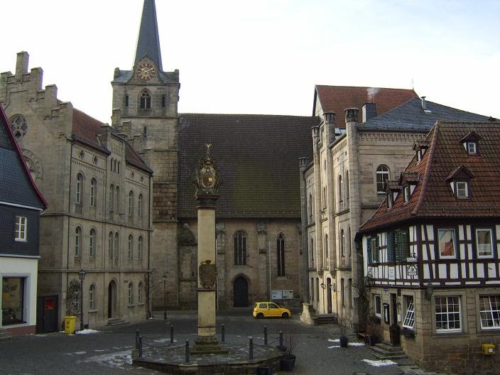 Kronach Melchior-Otto-Platz mit Johanneskirche by hubi1802