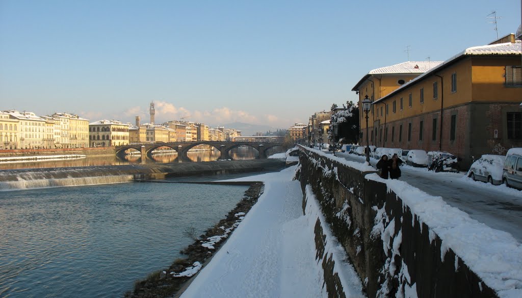 Il centro storico dal ponte Amerigo Vespucci by Daniele Disingrini