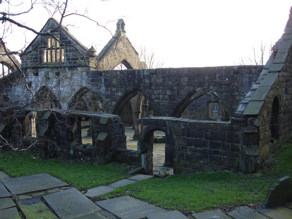 Ruined Church Heptonstall by David Harrison