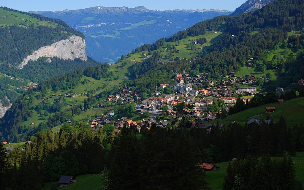 Schweiz, Wengen by Hans J.S.C. Jongstra