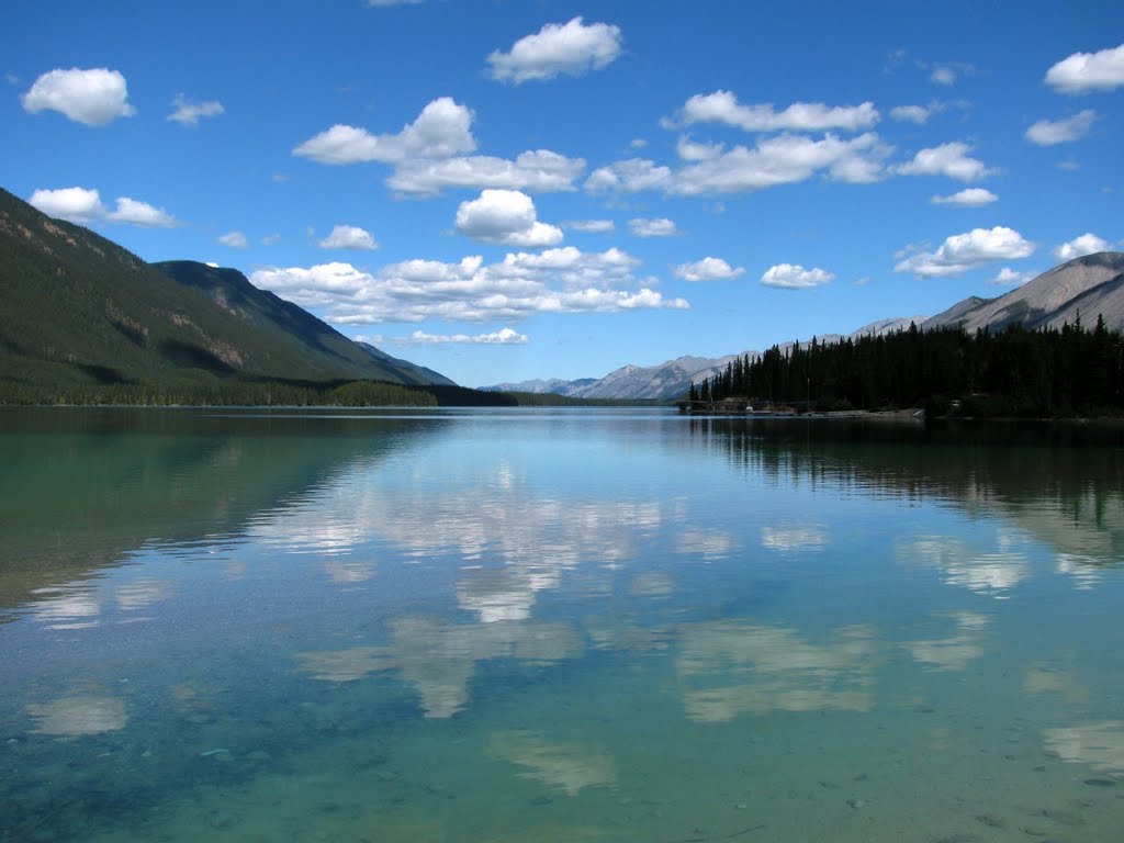 2010-07-08 - Muncho Lake, looking north. by deanstucker