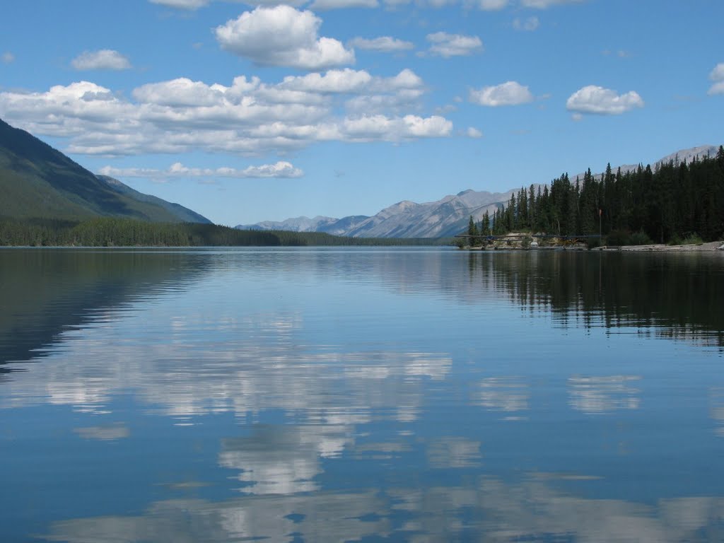 2010-07-08 - Muncho Lake, looking north. by deanstucker