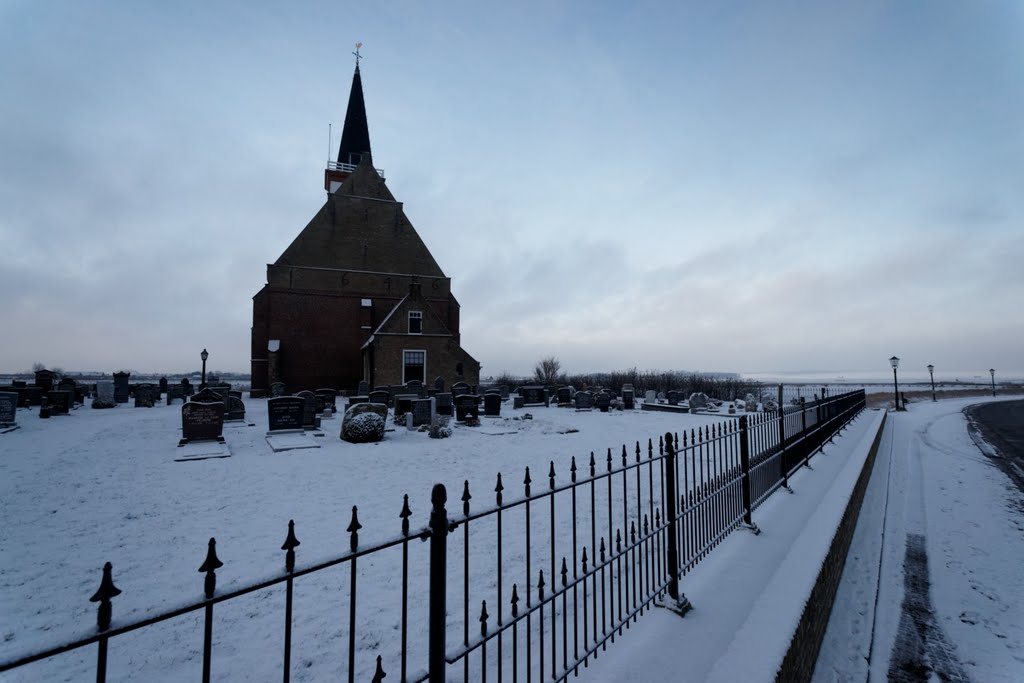 Texel - Den Hoorn - Kerkstraat - View WNW on the Protestant Church by txllxt TxllxT