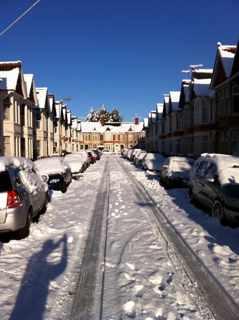 Northumberland Street in the snow. by Skusey1