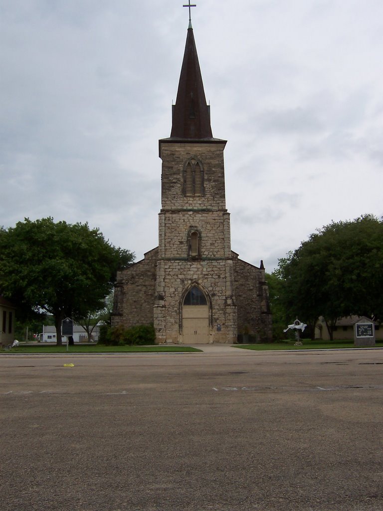 Church in Castroville by texnev