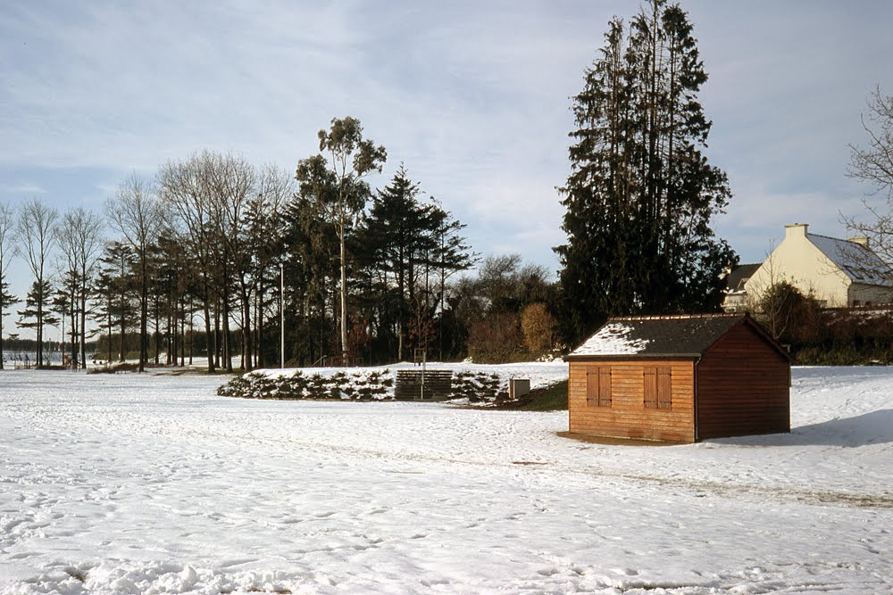 Guipavas, parc de Pontanné après la neige by Christophe Pluchon