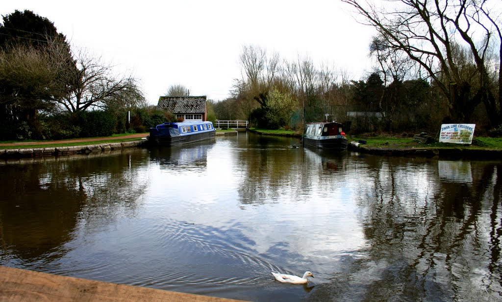 Fradley Canal Junction by Roger Powell