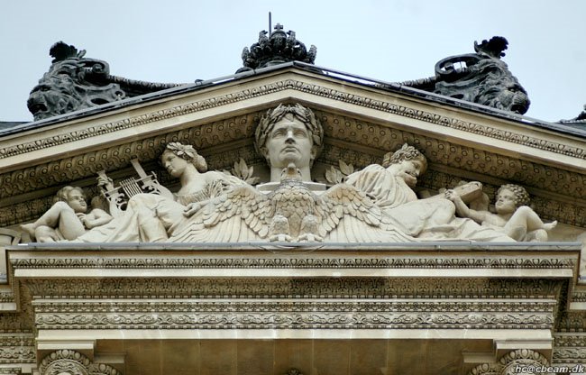 Louvre, Detail by H. C. Steensen