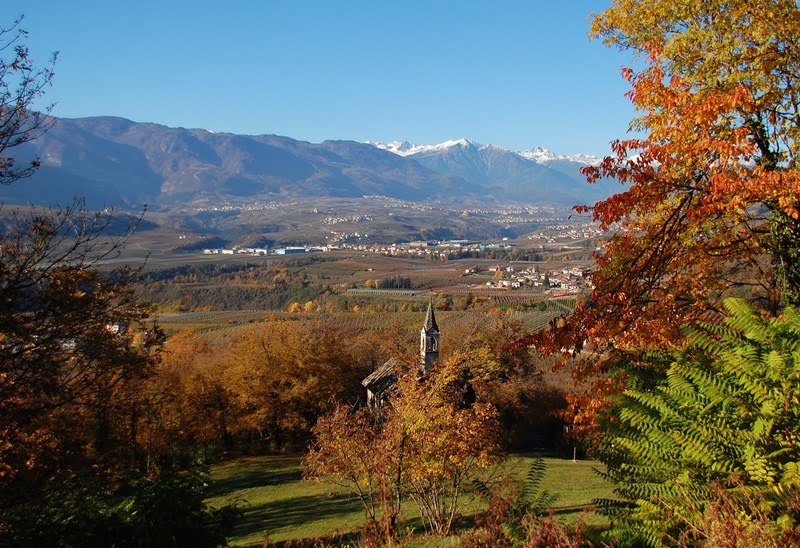 Panorama da Castel Thun sulla Val di Non by lucabellincioni