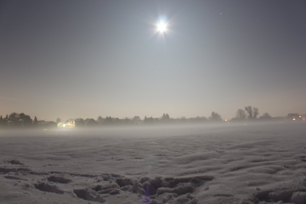 Mondschein im Winter (Kohlscheid 2010) by Stefan Schulz