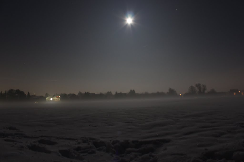 Mondschein im Winter (Kohlscheid 2010) by Stefan Schulz