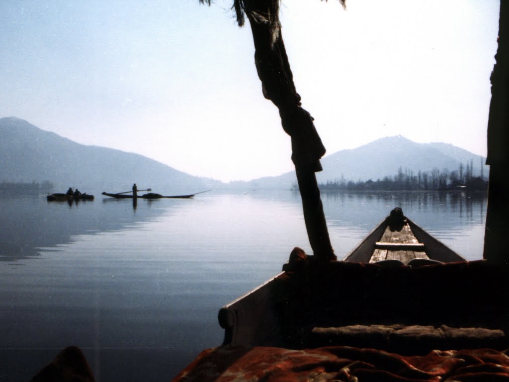 Shikara on Dal lake, Srinagar by Derek Emson