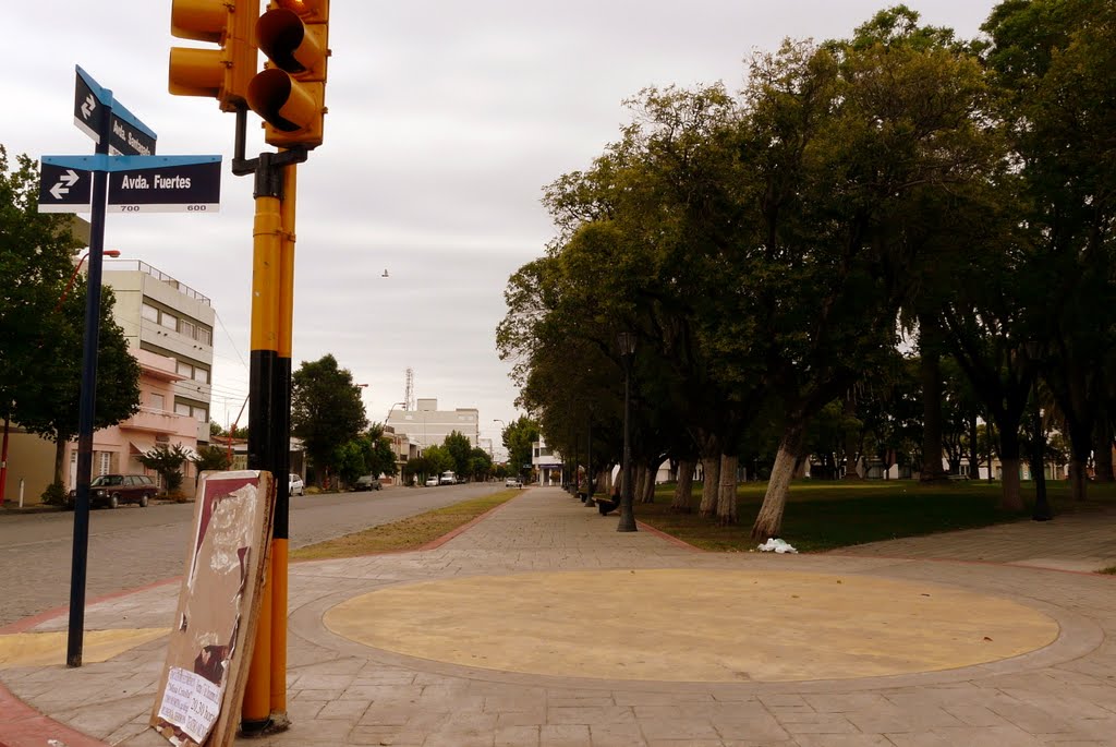 Esquina Fuertes y Santagada - Coronel Dorrego by Martín Farías