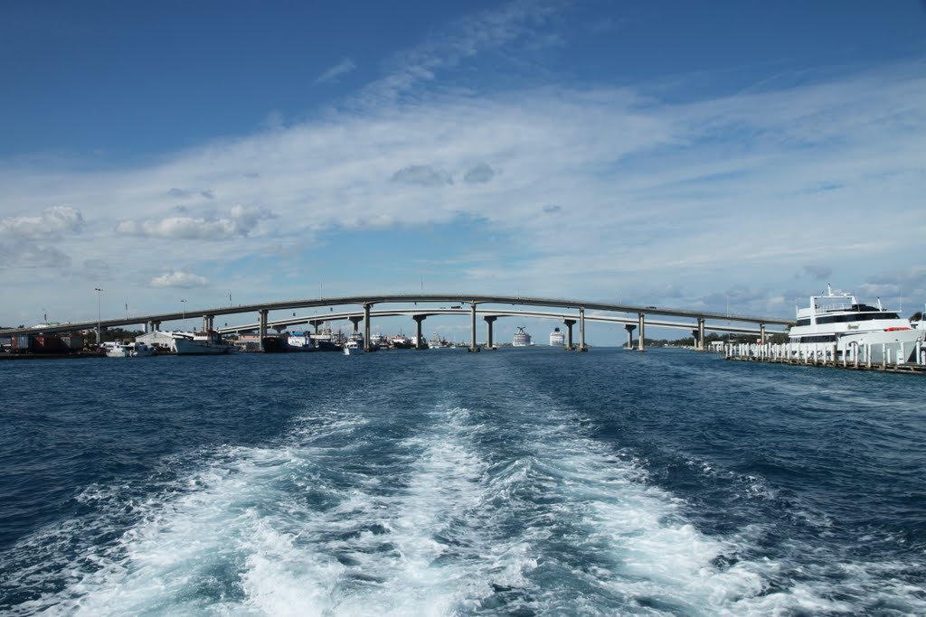 Bridges to Paradise Island, Nassau by Leo J. Roundtree