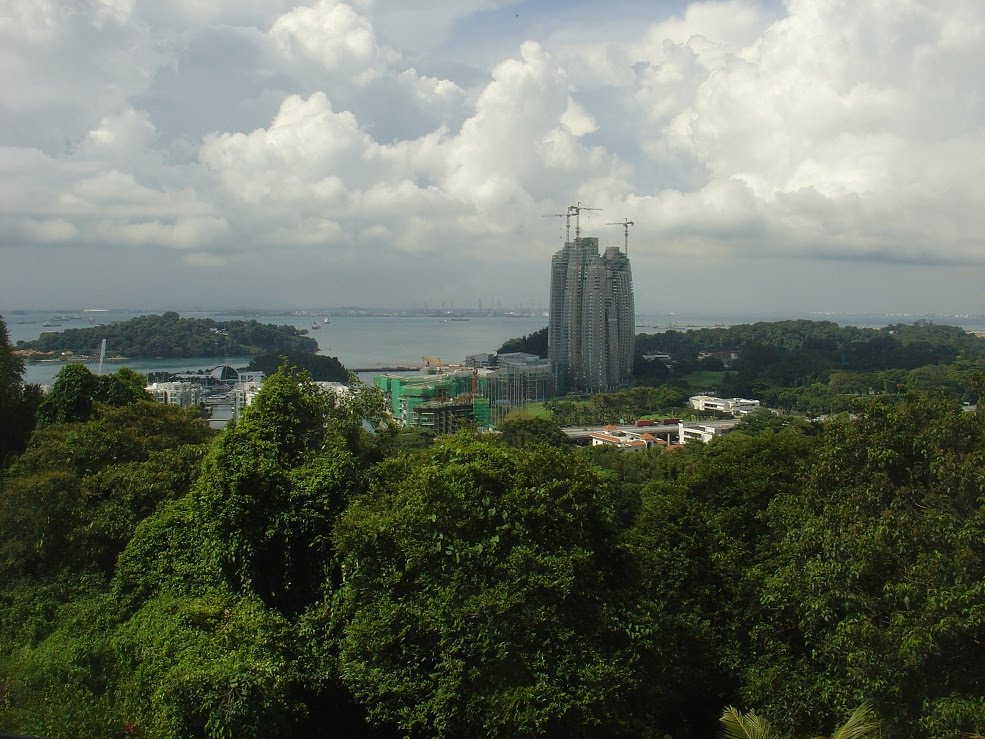 Mount Faber looking towards the Keppel bay development- Singapore by Paul HART