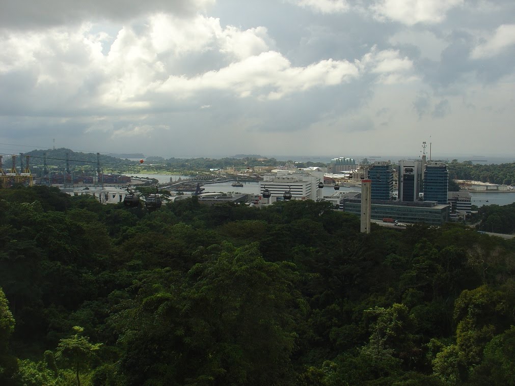 HarbourFront seen from Mount Faber - Singapore by Paul HART