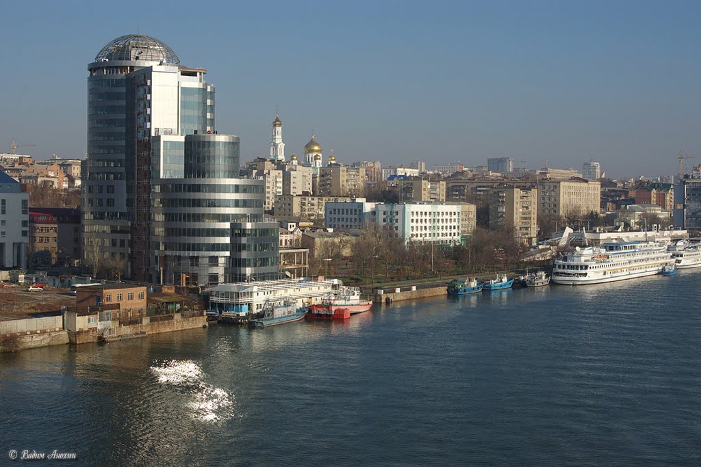 View on the river Don and Rostov-on-Don by Vadim Anokhin