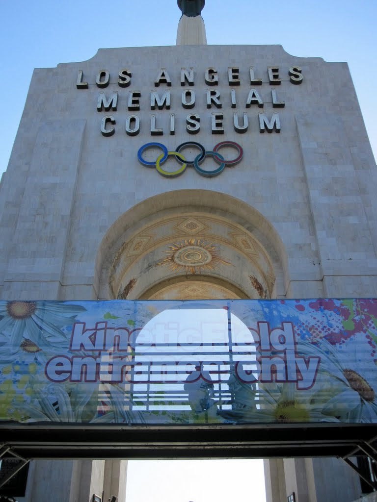 Los angeles memorial coliseum @EDC by Krystal Marquez