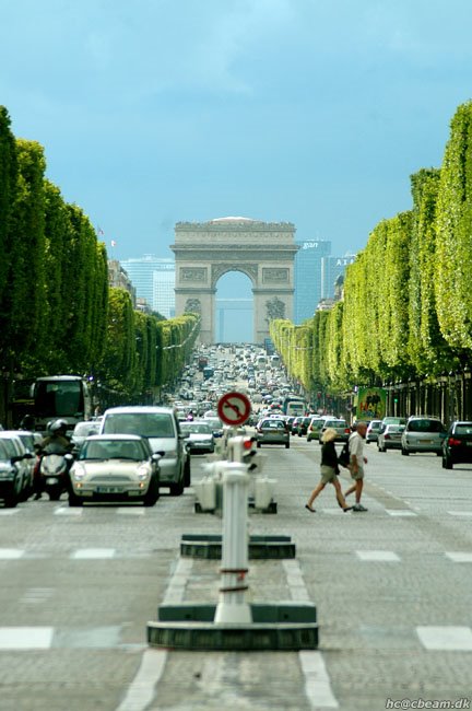 Champs-Élysées, Paris, France by H. C. Steensen