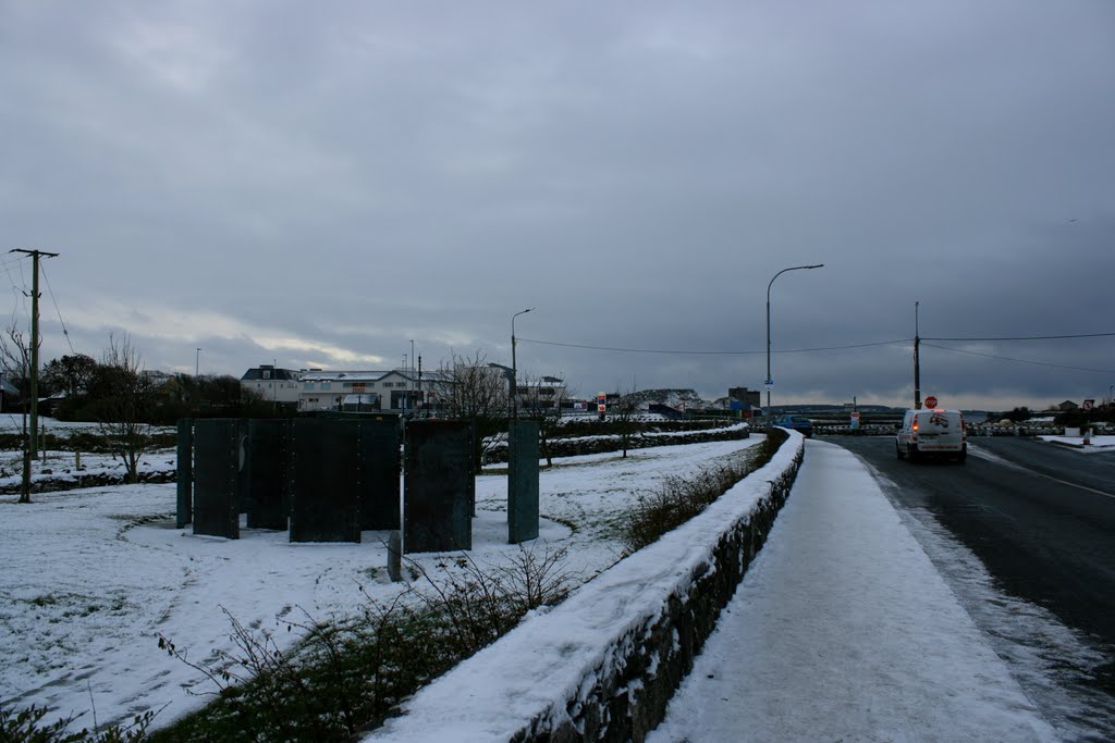 Ice on roads in oRANMORE by egrealish2010