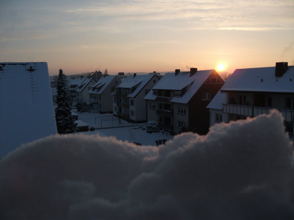 Wintersonnenuntergang by stefanie-w