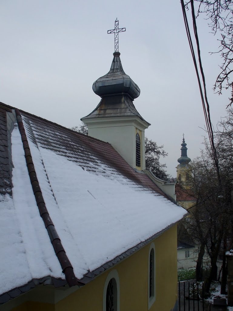 201012221302 Budafok, a Péter Pál utcai kápolna a Stáció utca felől by Harmadik