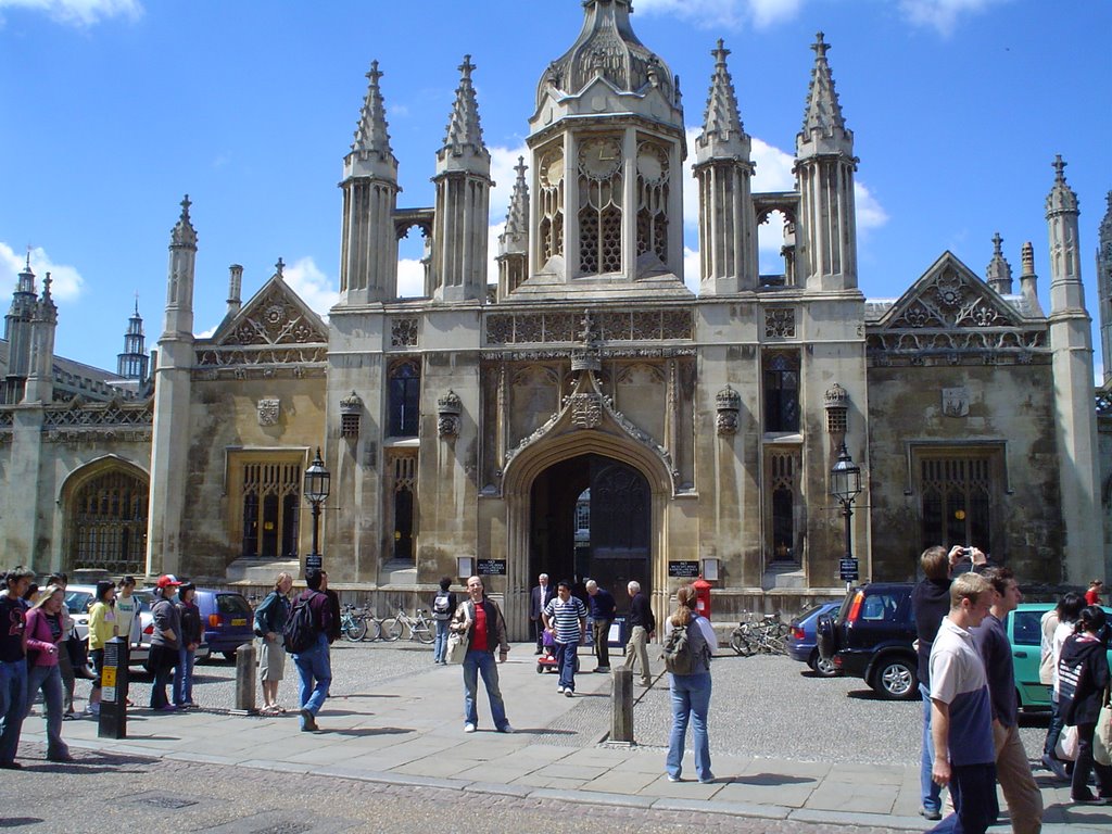 Entrance to Kings College, Cambridge, UK by vicopoa