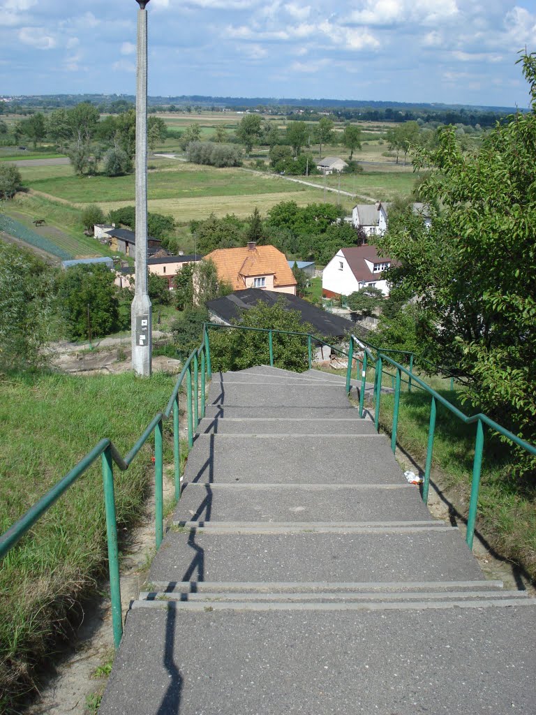 Jb - sierpień 2008 - Grudziadz ze schodków by jerzy blauz