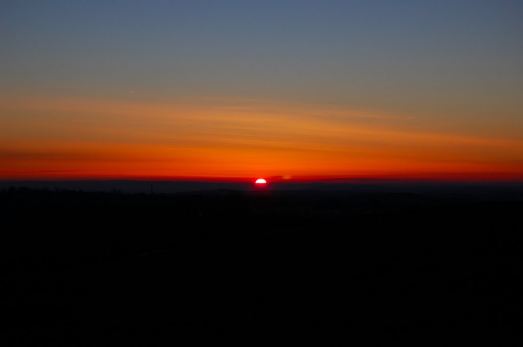 Coucher de soleil sur Laguiole by Les Argonautes