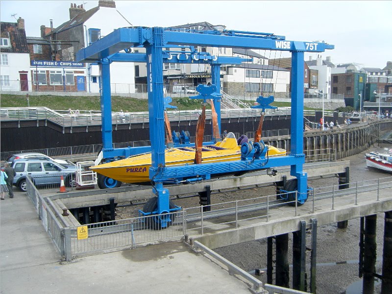 Launch machine, Bridlington by David Marsh