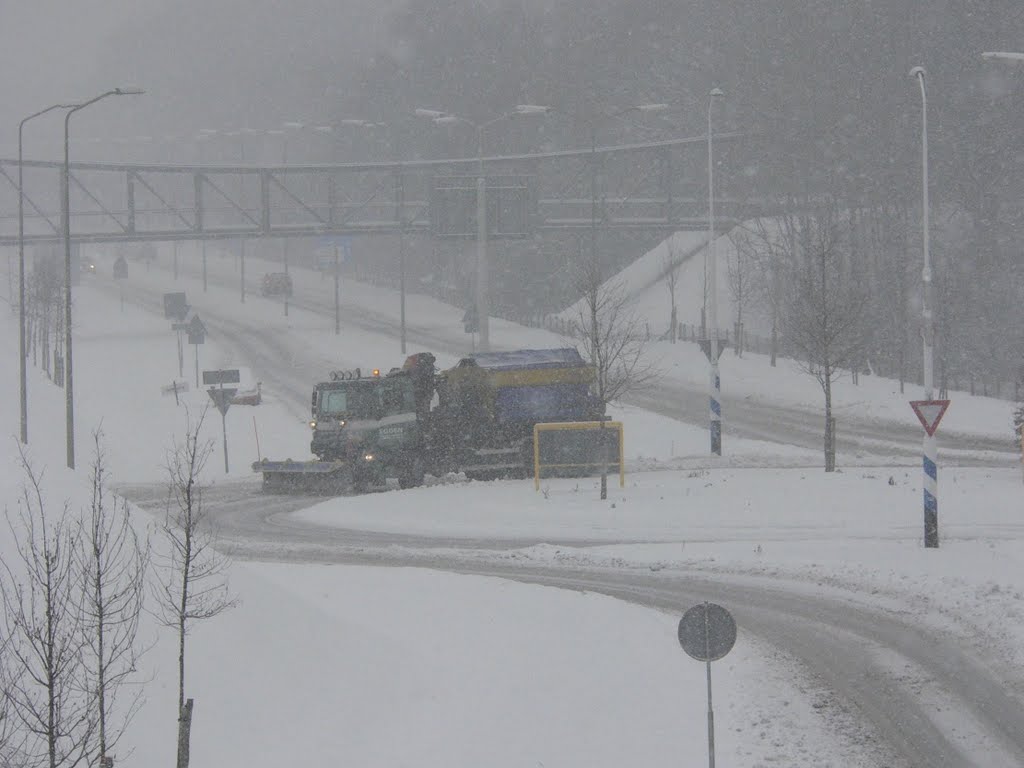 Euregioweg ... de sneeuwkwispelaar is aktief ... by walterskrutser