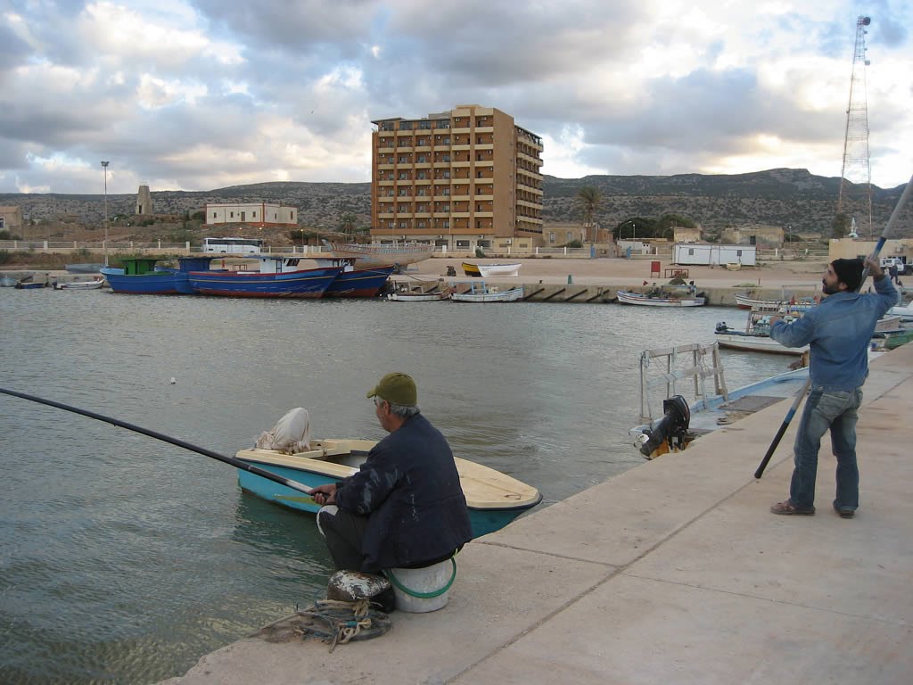 Hotel Al Manara, Apollonia by David Stanley