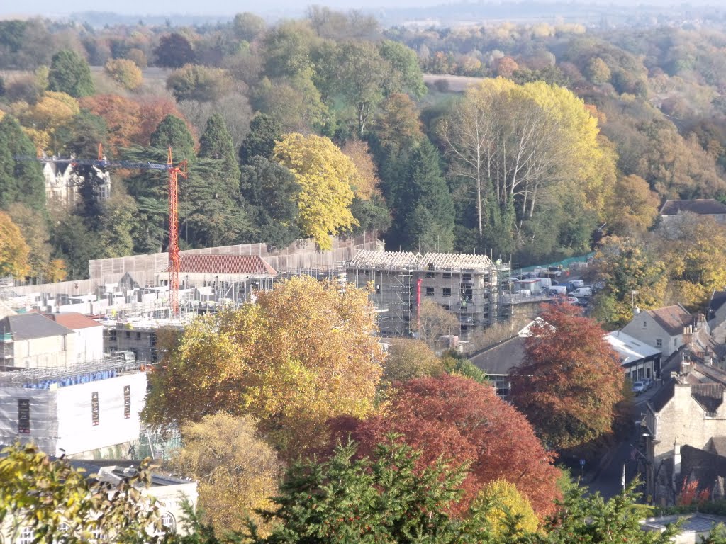 "Kingston Mill" development, Bradford on Avon; view from Tory by Toryview