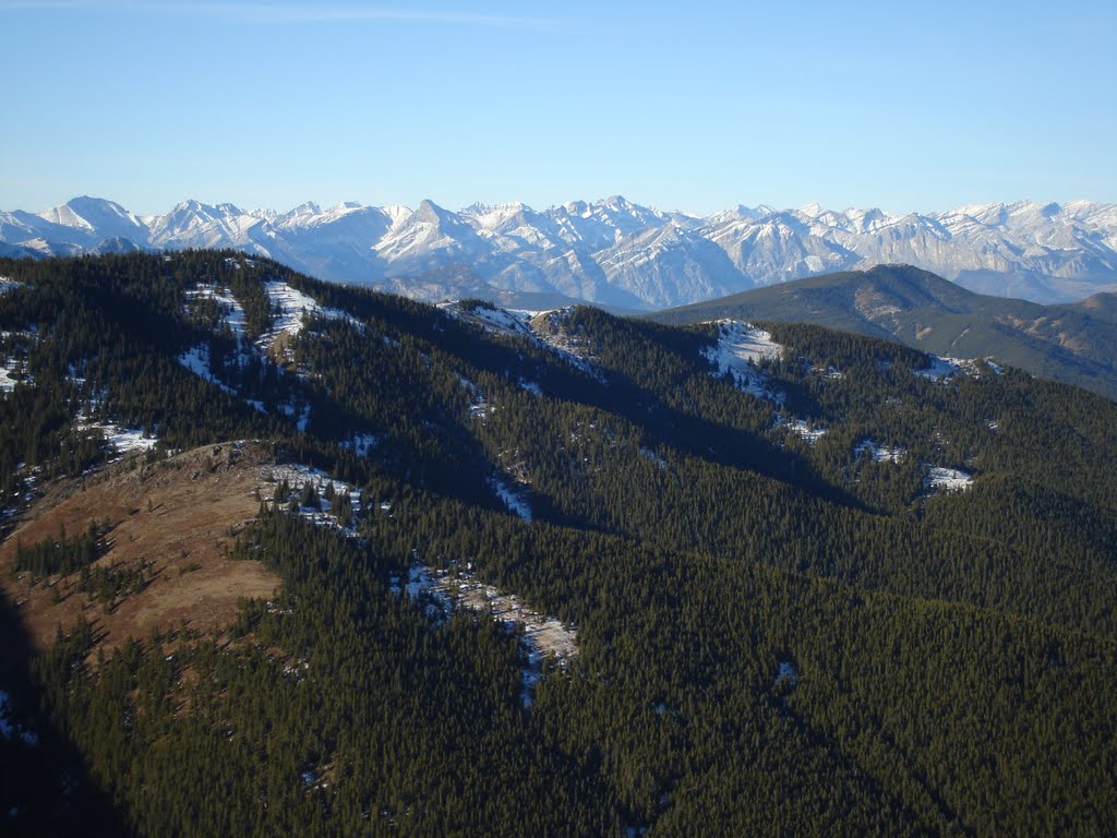 West, northwest of Jumpingpound Mountain ridge by Manfred Delong