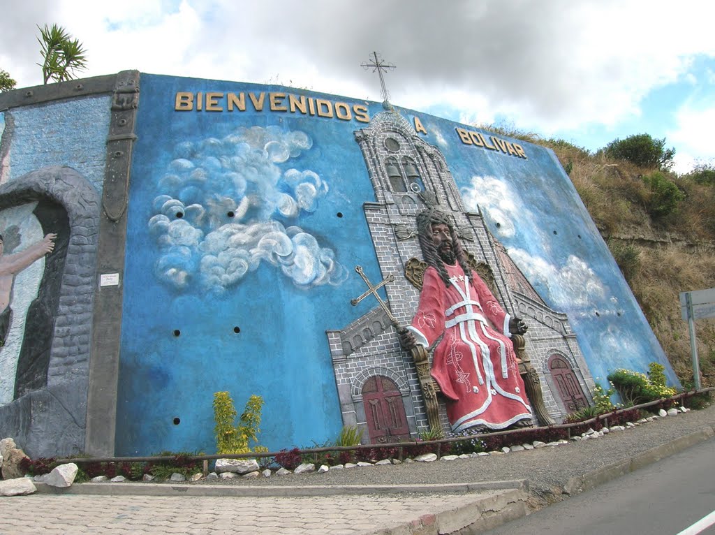 Mural en Relieve Bolívar by Noe Fabian Calderon