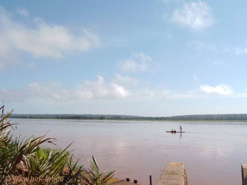 Kasai River near Mangai, DR Congo by bastian birk