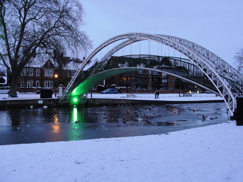 Bedford Suspension Bridge 1 by G Lokey