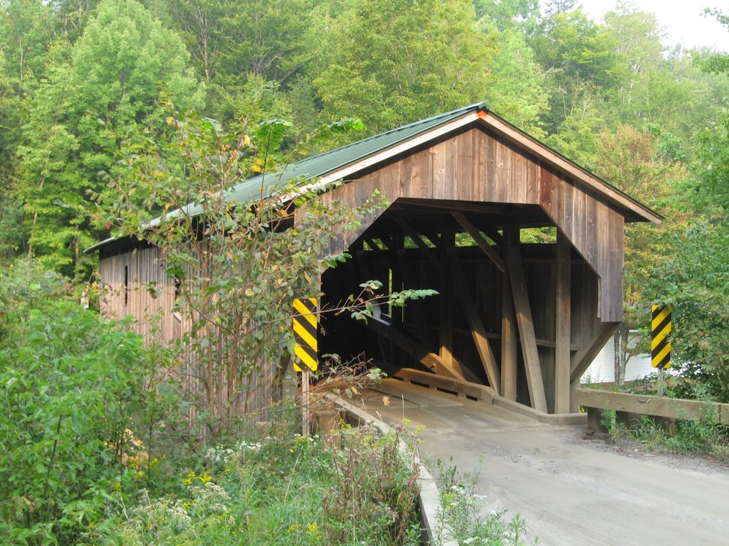 Brewster River Gorge Covered Bridge by Chris Sanfino