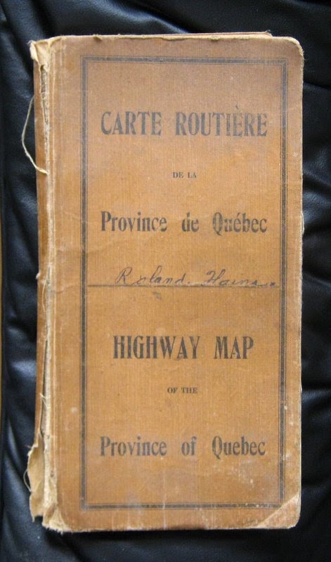 Carte routière du Québec 1922 by Mario Hains