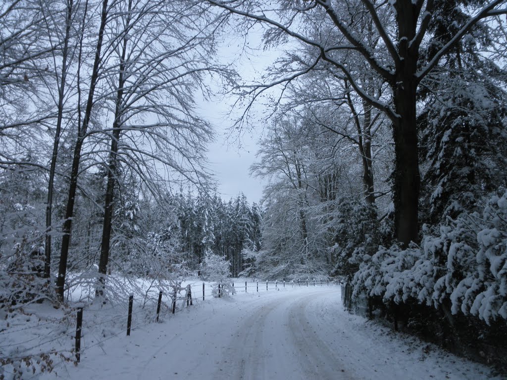 Cuneraweg in de sneeuw by Mart61