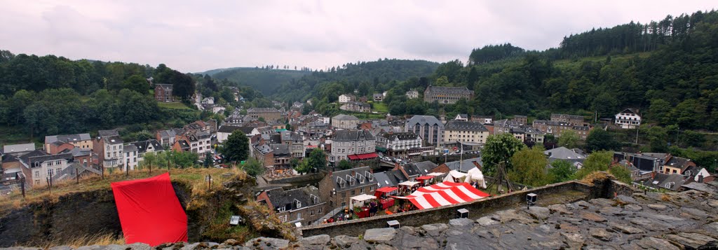 View on La Roche-en-Ardenne from the Chateau by F Dijkstra