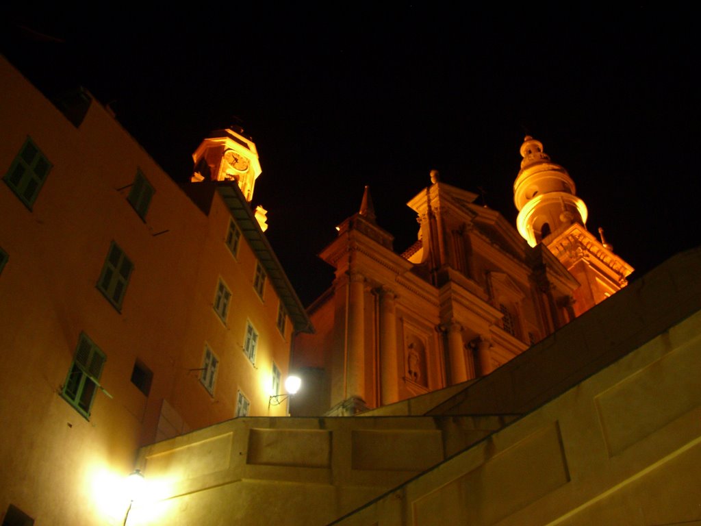 Church in menton, France by Stelom