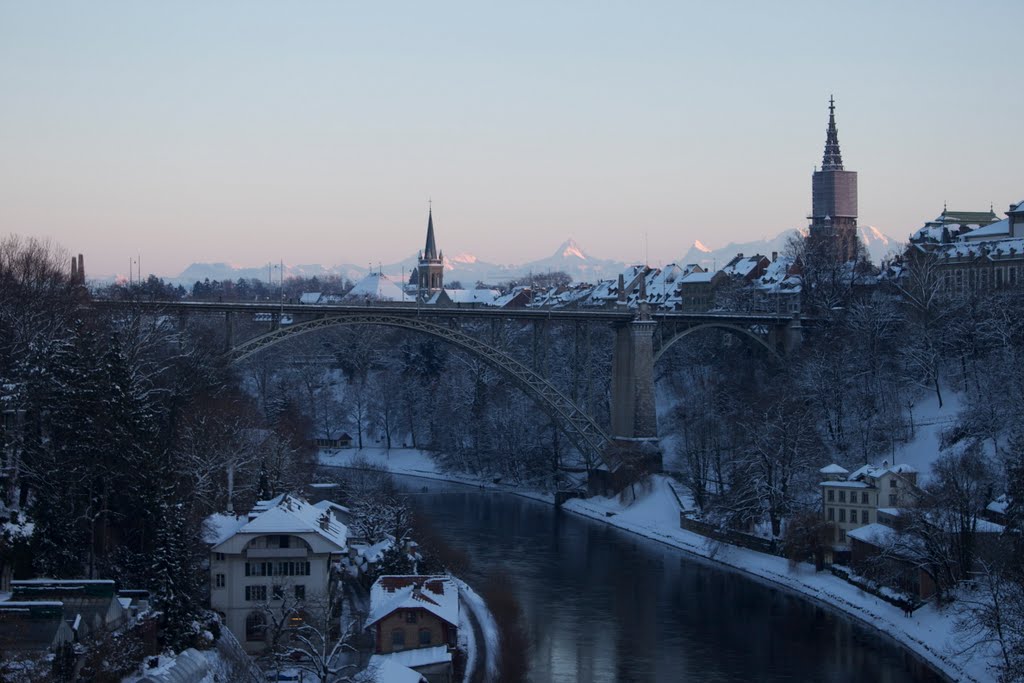 Bern von der Lorrainebrücke aus gesehen by Matthias Neff