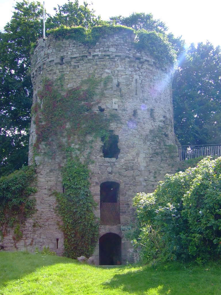 Garrison Tower, Usk Castle by Kev Sparrow